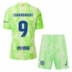 Nogometni Dresovi FC Barcelona Lewandowski 9 Dječji Treći 2024-25 Kratkih Rukava